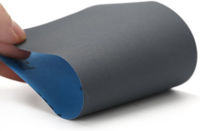 LotFancy 800 Grit Sandpaper, 45PCS, 9 x 3.6 Dry Wet Sand Paper, Silicon Carbide Sanding Sheet for Metal Automotive Wood Furniture Sanding, Polishing, Finishing - Image 3